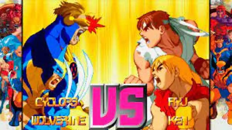 x men vs street fighter