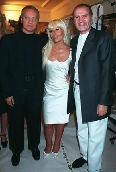 gianni donatella et SANTO versace x 