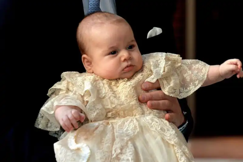 Il battesimo del principino George figlio di William e Kate 