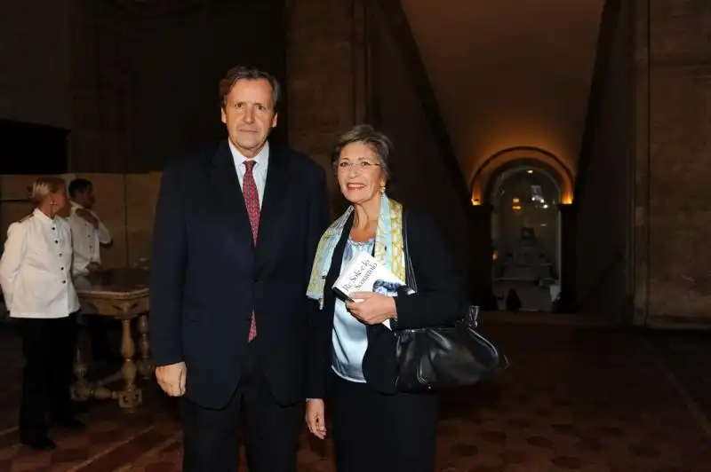 Alain Le Roy con Anna Finocchiaro 