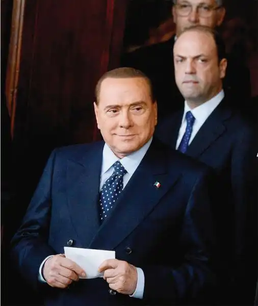 ALFANO E BERLUSCONI