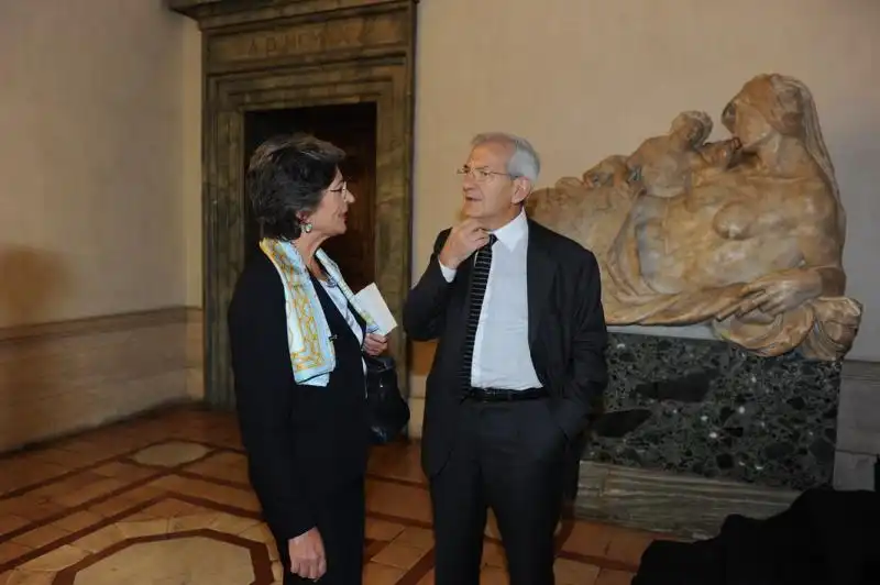 Anna Finocchiaro e Luciano Violante 