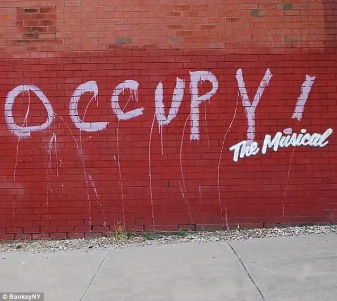 banksy occupy the musical 