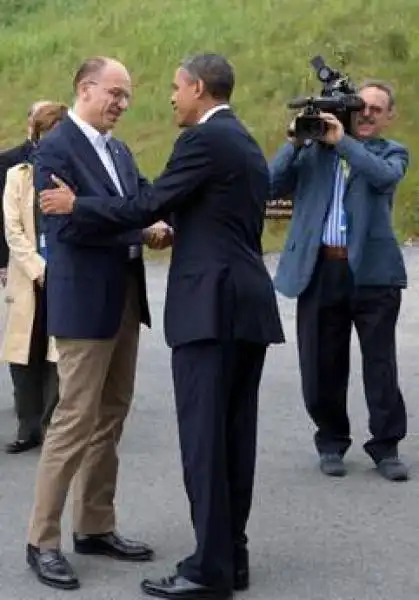 ENRICO LETTA E BARACK OBAMA A WASHINGTON