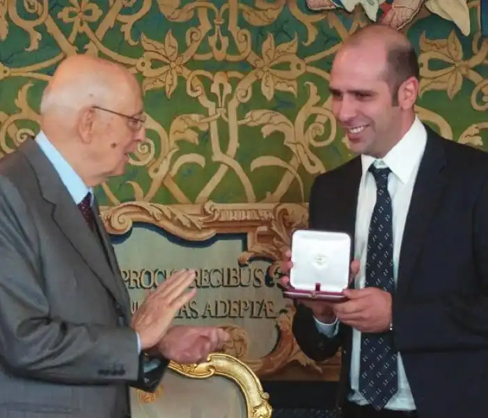 GIORGIO NAPOLITANO CON CHECCO ZALONE 