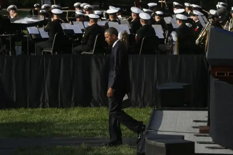 IMMAGINI DELLA SETTIMANA DAL AL SETTEMBRE DAL TIME OBAMA IN MEMORIA DELLE VITTIME DELLA SPARATORIA AL WASHINGTON NAVY YARD 