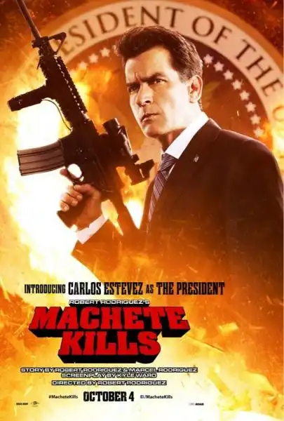 machete kills charlie sheen 