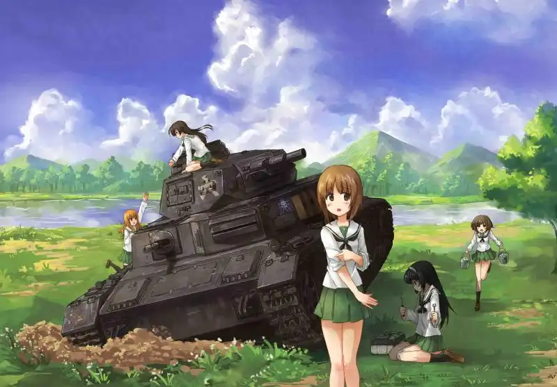 IL MANGA GIRLS UND PANZER 