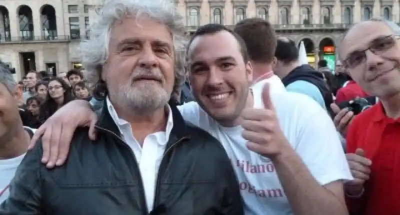 manlio di stefano e beppe grillo 