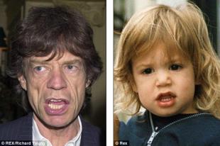 MICK JAGGER E IL FIGLIO LUCAS