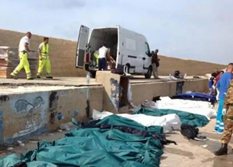 NAUFRAGIO DI MIGRANTI A LAMPEDUSA 