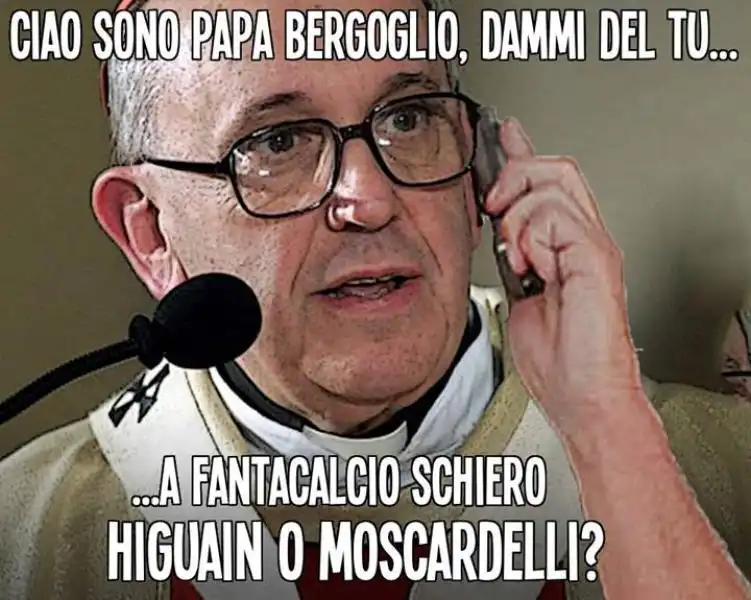 PAPA BERGOGLIO TELEFONA ALLA GENTE PAGINA FACEBOOK 