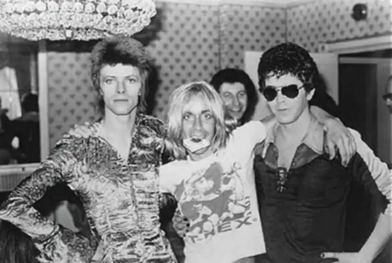 LOU REED, IGGY POP E BOWIE