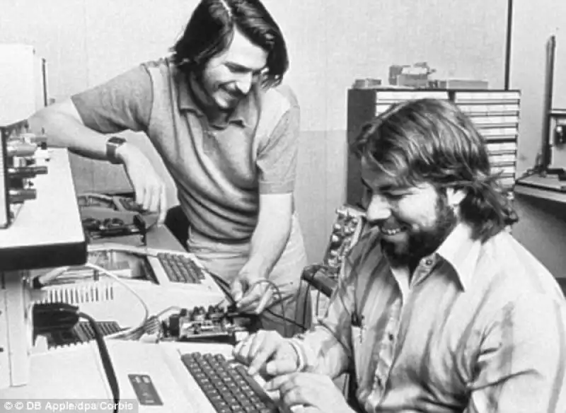 Steve Jobs e Steve Wozniack 