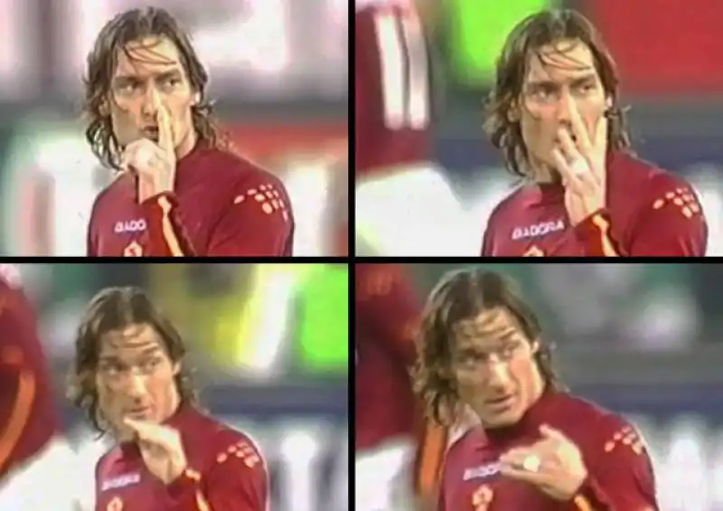 2004   roma juventus 4 0   il gesto di totti