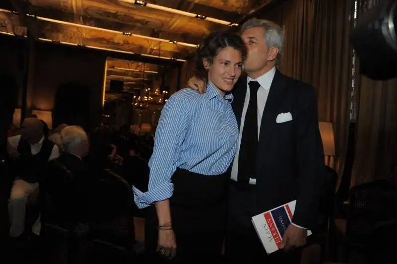 alain con la figlia ginevra elkann 