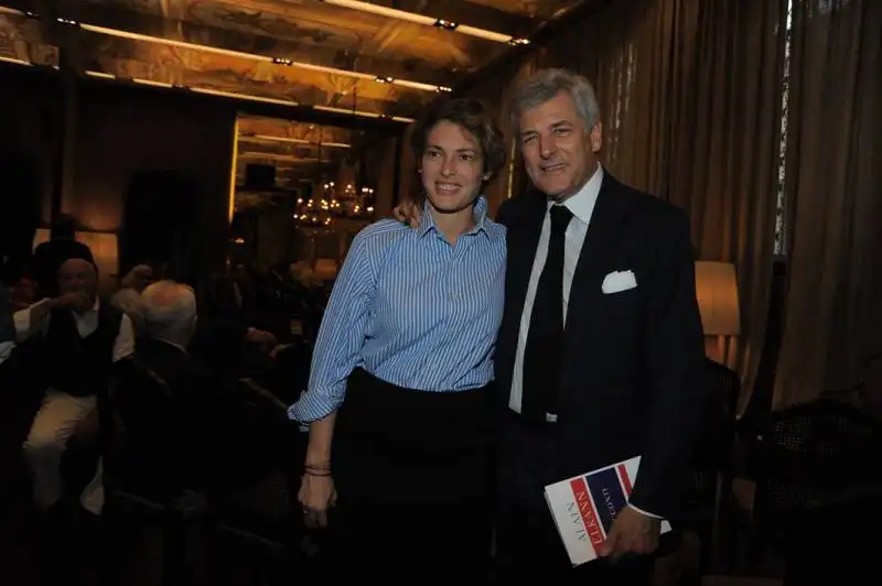 alain con la figlia ginevra elkann