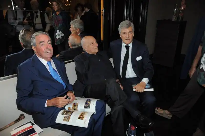 alain elkann con mario d urso e raffaele la capria