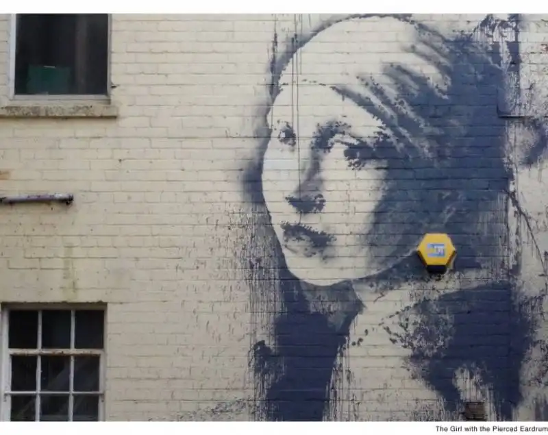 banksy   la ragazza di vermeer 2