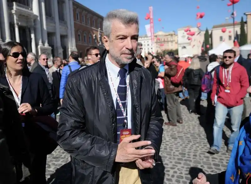 cesare damiano manifestazione cgil