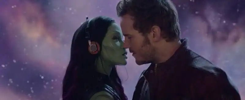 chris pratt con zoe saldana