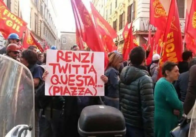 corteo cgil roma