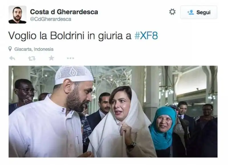 costantino della gherardesca vuole boldrini giudice di xfactor