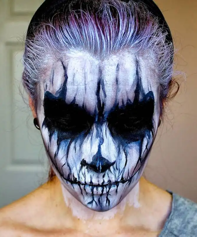 demone   trucco per halloween   