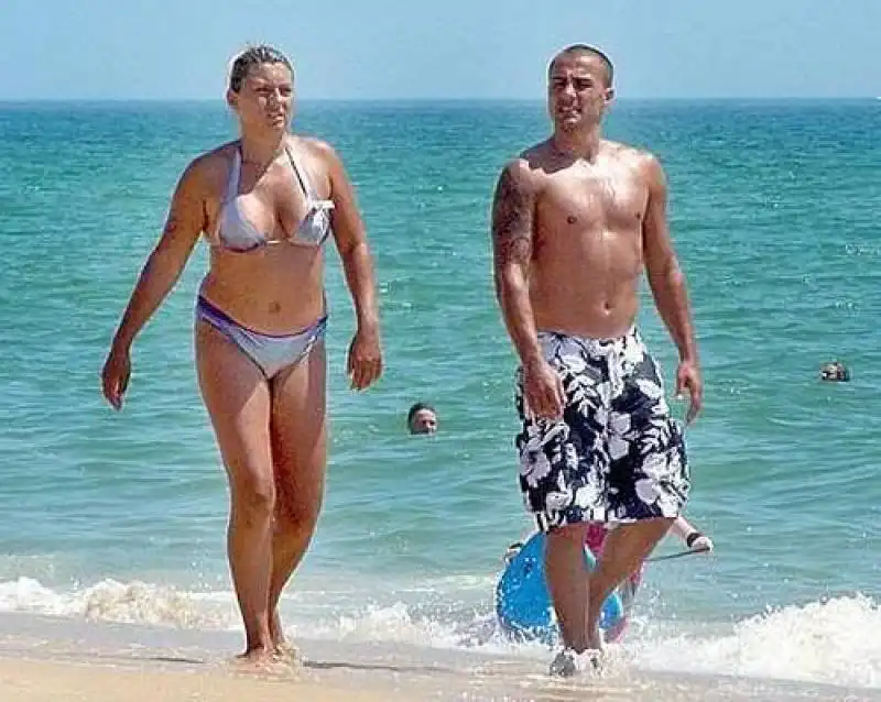 FABIO CANNAVARO E DANIELA ARENOSO  