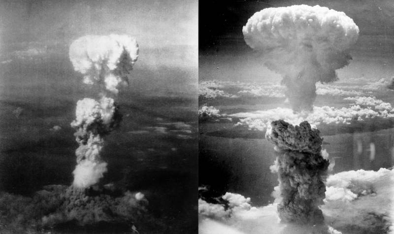 from there both little boy and fat man were flown over hiroshima and nagasaki respectively and detonated world war ii ended shortly afterwards