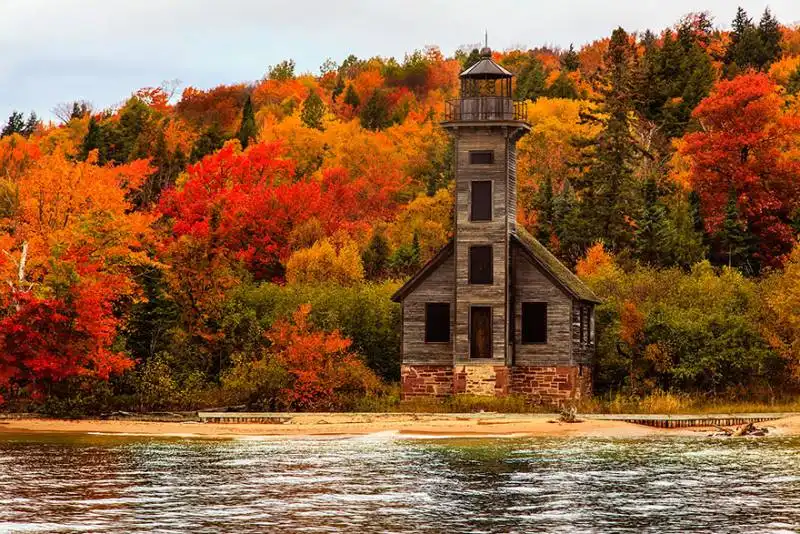 grand island east channel light house, michigan, usa1