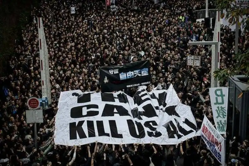 hong kong occupy central non possono ucciderci tutt  