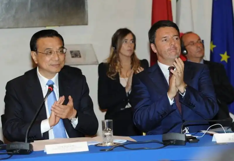 li keqiang e matteo renzi 