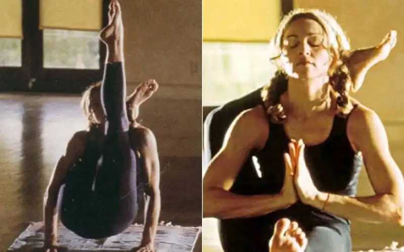 madonna yoga