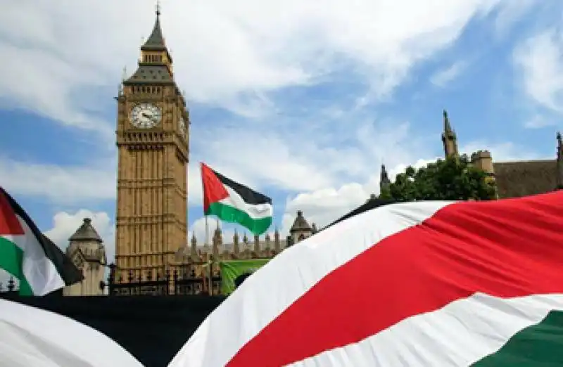 manifestazioni pro palestina a londra 1