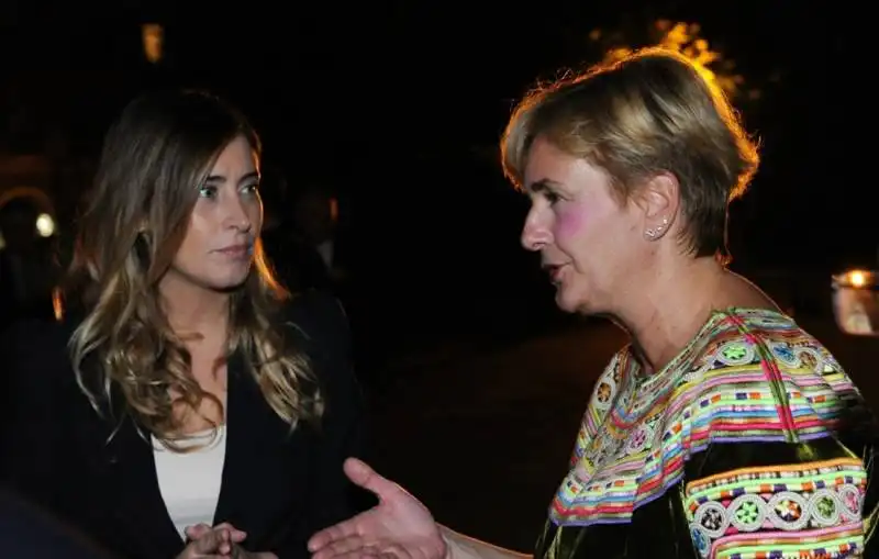 maria elena boschi e federica guidi