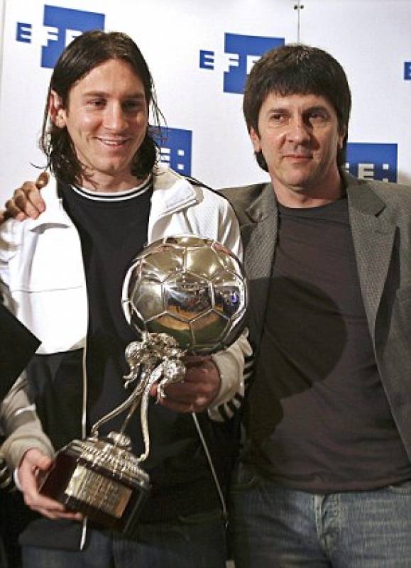 Messi e suo padre Jorge Horacio