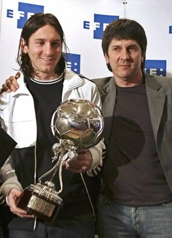 Messi e suo padre Jorge  Horacio  