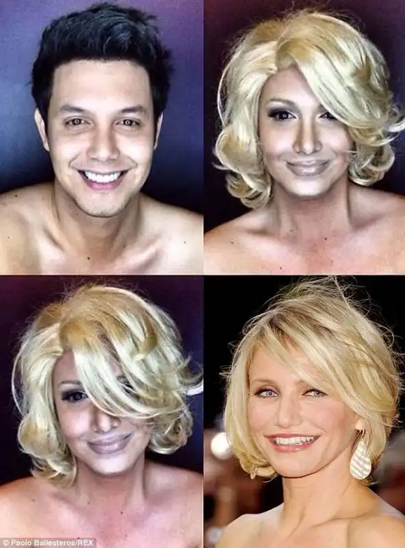 paolo ballesteros diventa cameron diaz