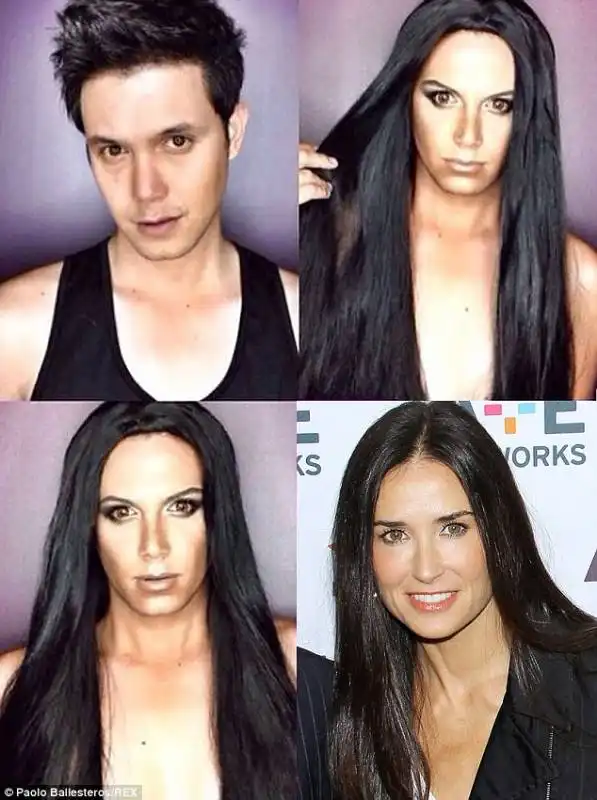 paolo ballesteros diventa demi moore