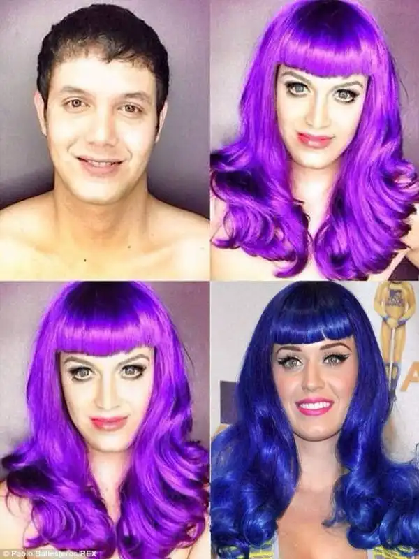 paolo ballesteros diventa katy perry