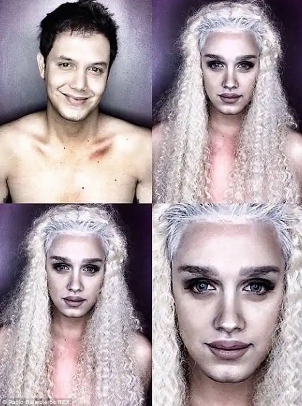 paolo ballesteros diventa la principessa di game of thrones 