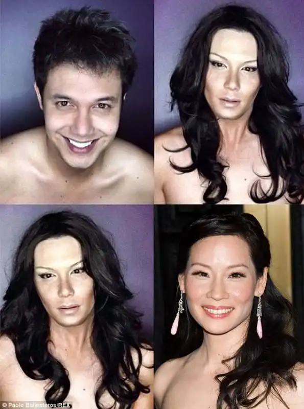 paolo ballesteros diventa lucy liu