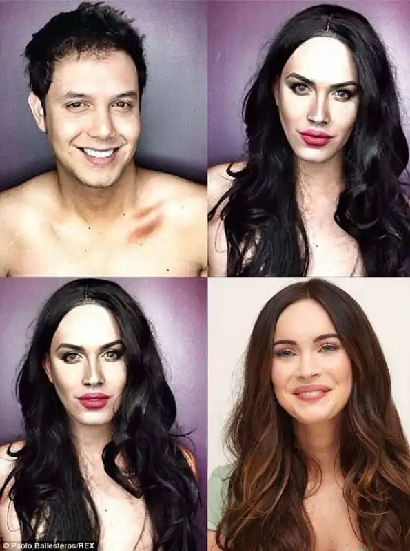 paolo ballesteros diventa megan fox