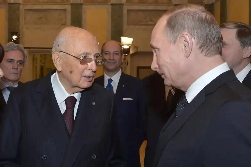 putin con napolitano