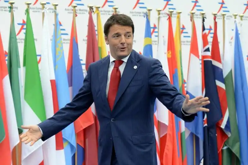 renzi a milano al vertice asem