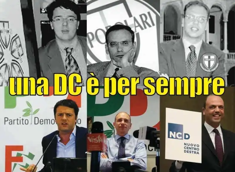 renzi letta alfano 