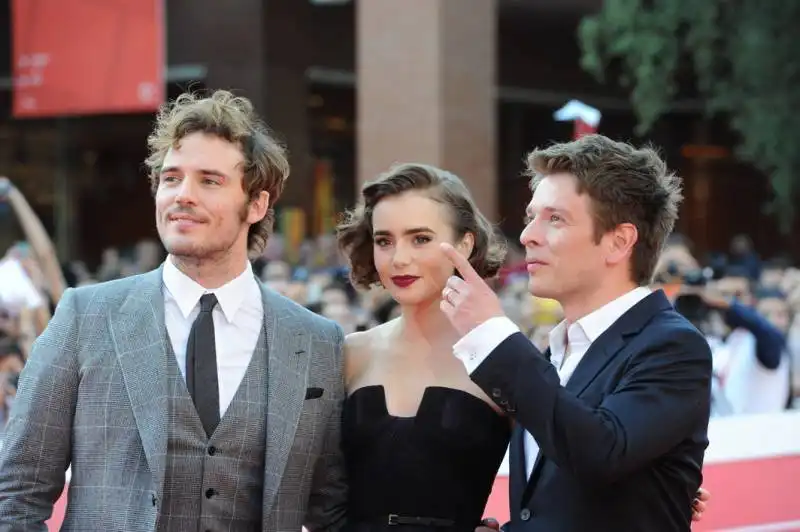 sam claflin  lily collins  e christian ditter