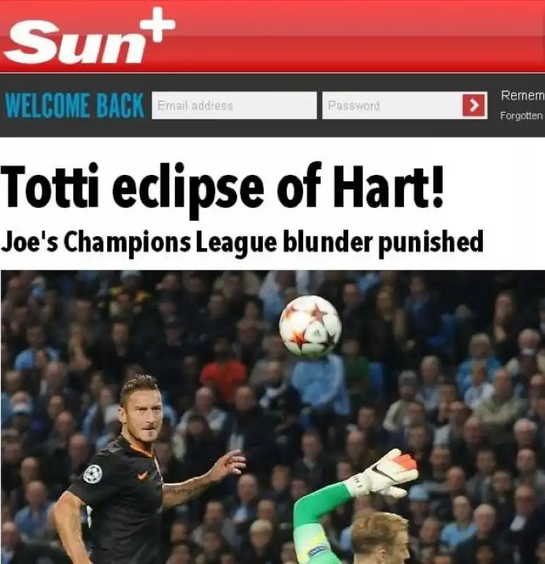 totti eclipse of the hart