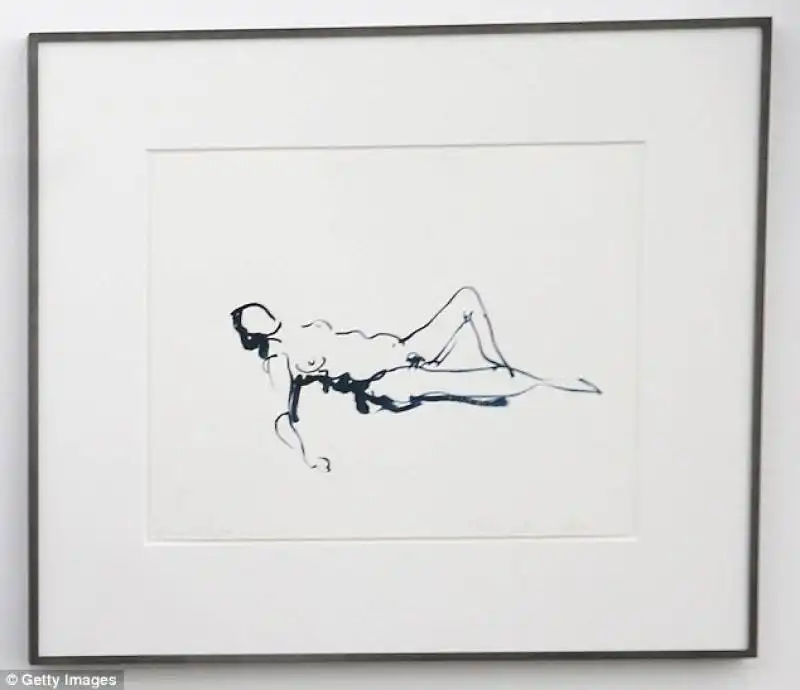 tracey emin ha appena preso lezioni di disegno